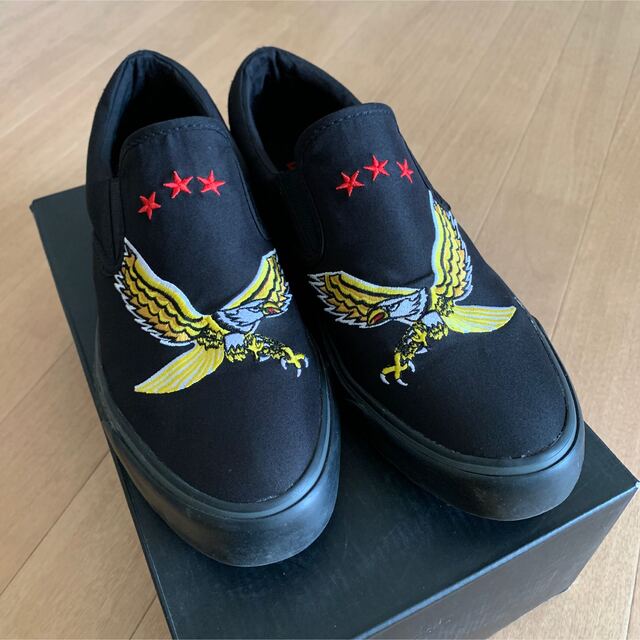 Diesel ディーゼル スリッポン スニーカー 靴 刺繍 ワッペン | フリマアプリ ラクマ