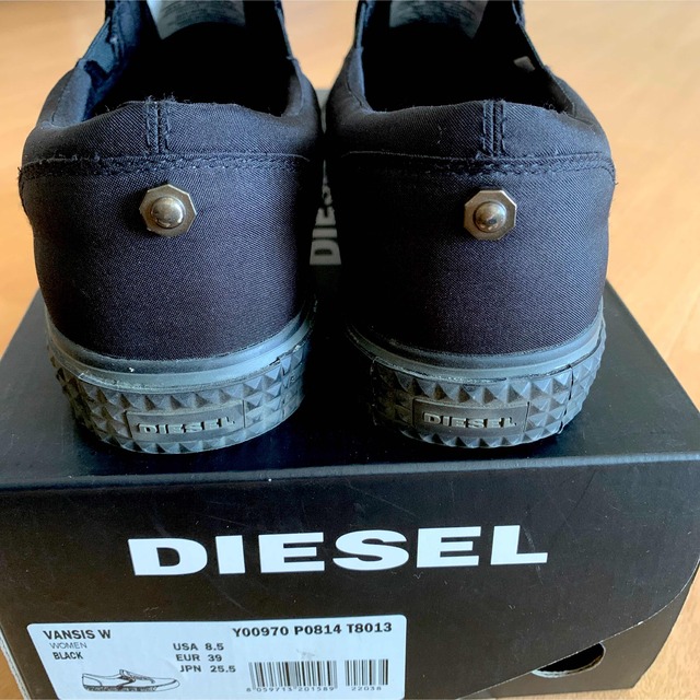 Diesel ディーゼル スリッポン スニーカー 靴 刺繍 ワッペン