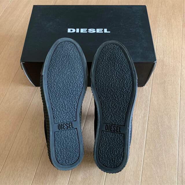Diesel ディーゼル スリッポン スニーカー 靴 刺繍 ワッペン