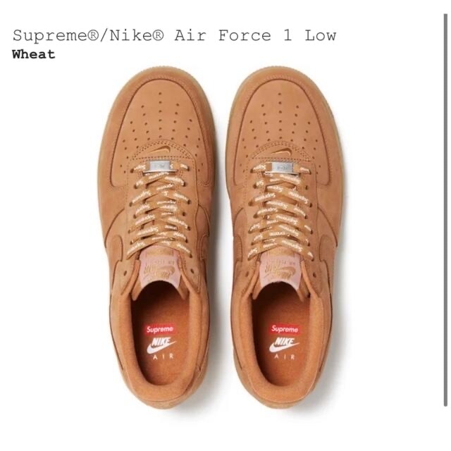 Supreme(シュプリーム)のSupreme Nike Air Force 1 Low Wheat 26.0㎝ メンズの靴/シューズ(スニーカー)の商品写真