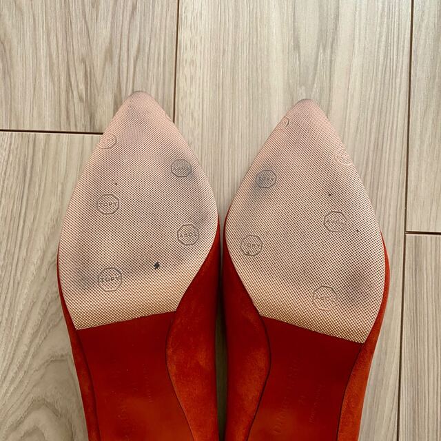 Odette e Odile(オデットエオディール)のオデットエオディール＊リボンヒールパンプス レディースの靴/シューズ(ハイヒール/パンプス)の商品写真