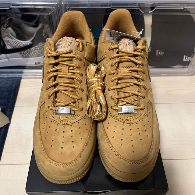 スニーカーSupreme × Nike Air Force 1 Wheat 26.5 - スニーカー