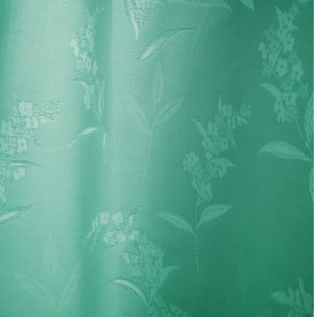 カーテン　100×178　2枚組　グリーン インテリア/住まい/日用品のカーテン/ブラインド(カーテン)の商品写真