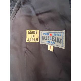 ブルーブルー(BLUE BLUE)のBLUE BLUE ベスト　インディゴ　美品(ベスト)