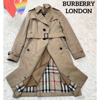 バーバリー(BURBERRY)の美品 バーバリーロンドン コットンギャバジン ライナー付きトレンチコート 38(トレンチコート)