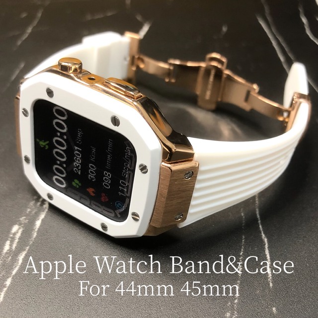 hsh☆アップルウォッチバンド ラバーベルト カバー Apple Watch 