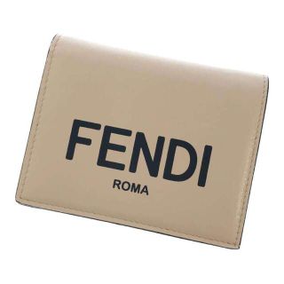 FENDI - フェンディ 二つ折り財布 ロゴ レザー 8M0420 FENDI 財布 ピンク