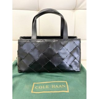 コールハーン(Cole Haan)のコールハーン COLE HAAN ハンドバッグ 黒 レザー(ハンドバッグ)