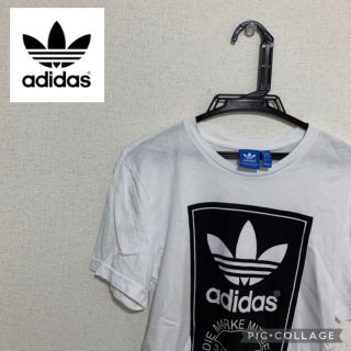 アディダス(adidas)のadidas tシャツ　半袖　ホワイト　サイズ:S(Tシャツ/カットソー(半袖/袖なし))