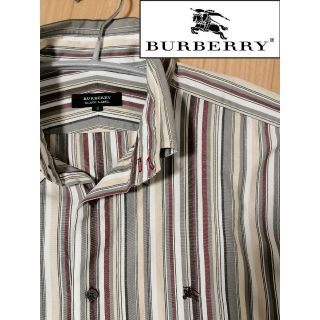 バーバリーブラックレーベル(BURBERRY BLACK LABEL)のBURBERRY　長袖　シャツ　ストライプ　オシャレ(シャツ)