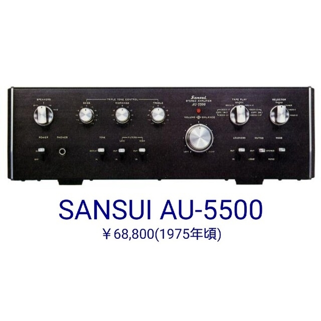 ビンテージ) Sansui AU5500. プリメインアンプ