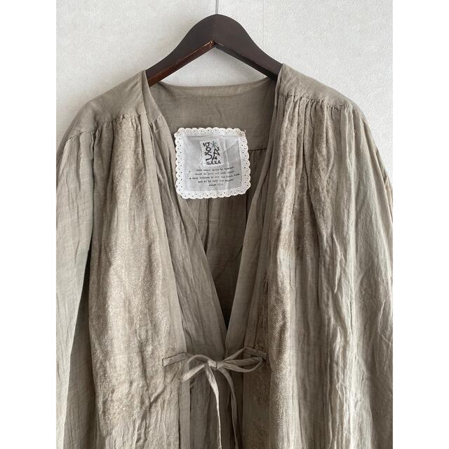 nest Robe - 新品 gasa ライナー付き羽織りワンピース 草木染 native