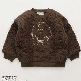 ピーナッツ(PEANUTS)のJAM&LINK ジャムアンドリンク　チャーリーブラウン　トレーナー　ボア(Tシャツ/カットソー)