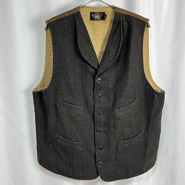 【希少】RRL rosario waistcoat vest ジョニーデップ着用