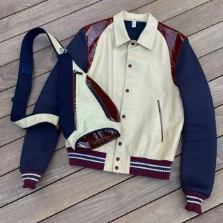 miumiu - Miu Miu Switching stadium jacket 2000ssの通販｜ラクマ