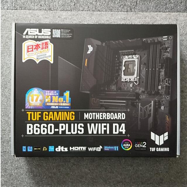 PC/タブレットマザーボード ASUS TUF GAMING B660-PLUS WIFI D4