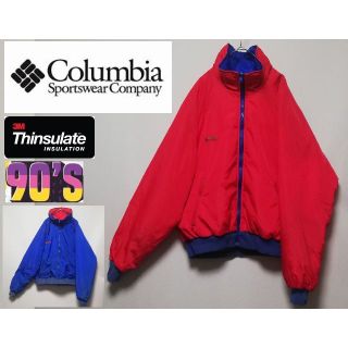 コロンビア(Columbia)の76 90年代 COLUMBIA 旧タグ リバーシブル シンサレート(ダウンジャケット)