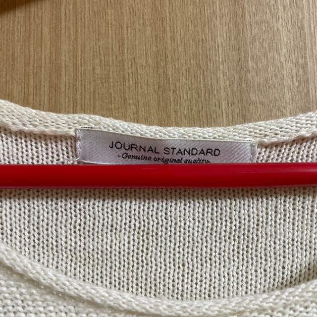 JOURNAL STANDARD(ジャーナルスタンダード)のジャーナルスタンダードの白ニット レディースのトップス(Tシャツ(半袖/袖なし))の商品写真