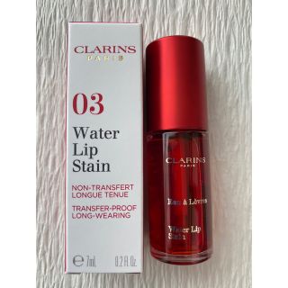 クラランス(CLARINS)のクラランス　ウォーターリップステイン　03 レッド　(口紅)