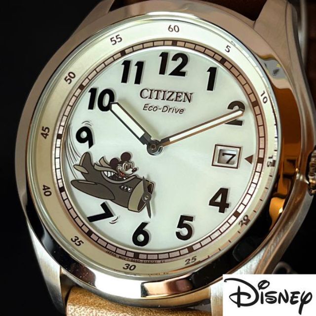 【Disney】展示品特価!/CITIZEN/シチズン/メンズ 腕時計/レトロ風