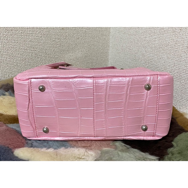 【新春価格】JRA認定 クロコダイルバック バック パールクロコバック レディースのバッグ(ハンドバッグ)の商品写真