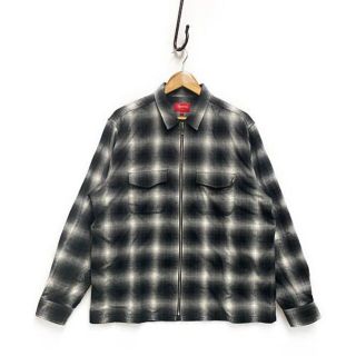 Supreme - 29178/SUPREME シュプリーム ジップ フランネル シャツ サイズL
