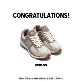 ニューバランス(New Balance)のatmos × New Balance 2002RAM "Oasis"(スニーカー)