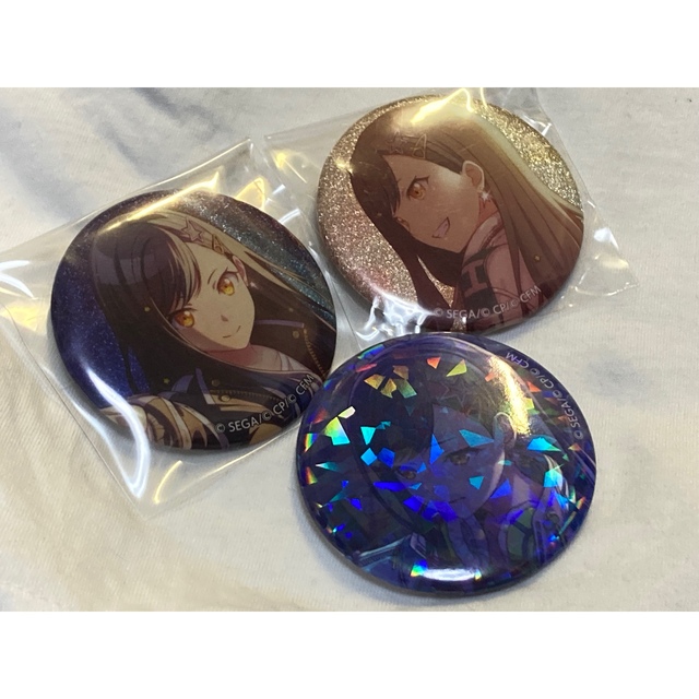 プロジェクトセカイ 白石杏 グリッター ホログラム 缶バッジ Vol プロジェクトセカイ 白石杏 グリッター ホログラム 缶バッジ Vol