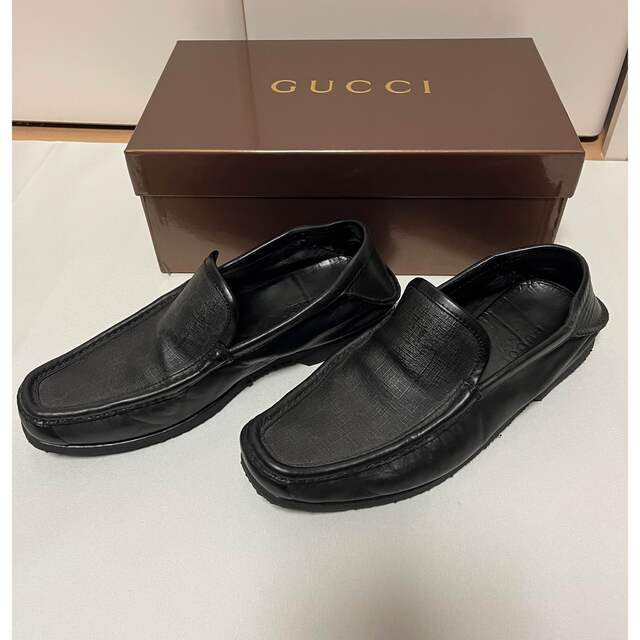 GUCCI グッチ メンズ 25.5ドライビングシューズ 新品未使用 モカシン