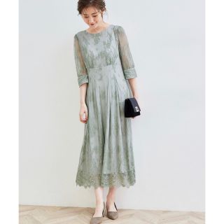 ロペピクニック(Rope' Picnic)のMon E'toile  レースタックDRESS ROPE' PICNICドレス(ロングドレス)