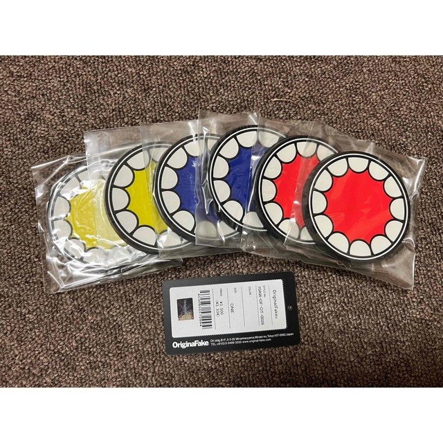 その他新品 kaws original fake rubber coaster set