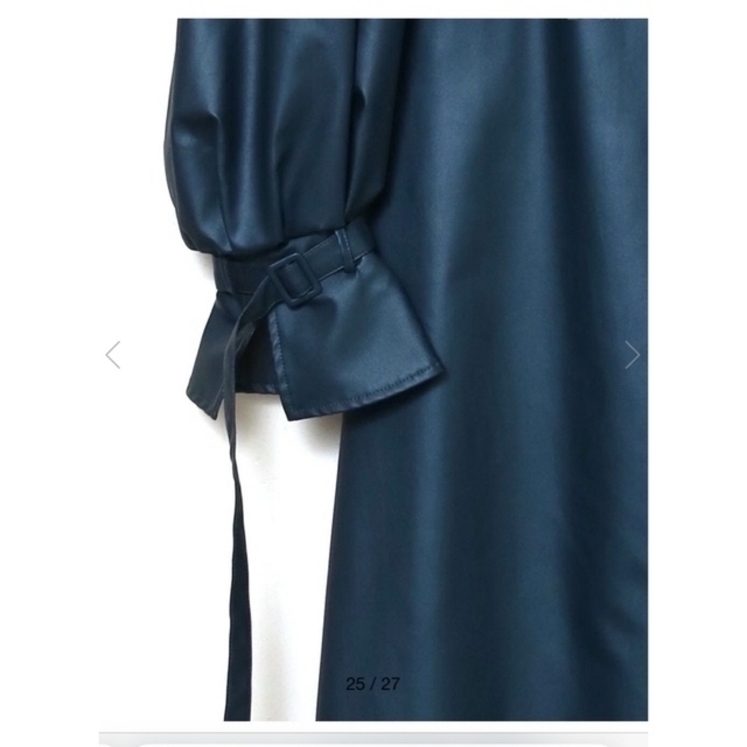 meltthelady wing collar trench coat blue