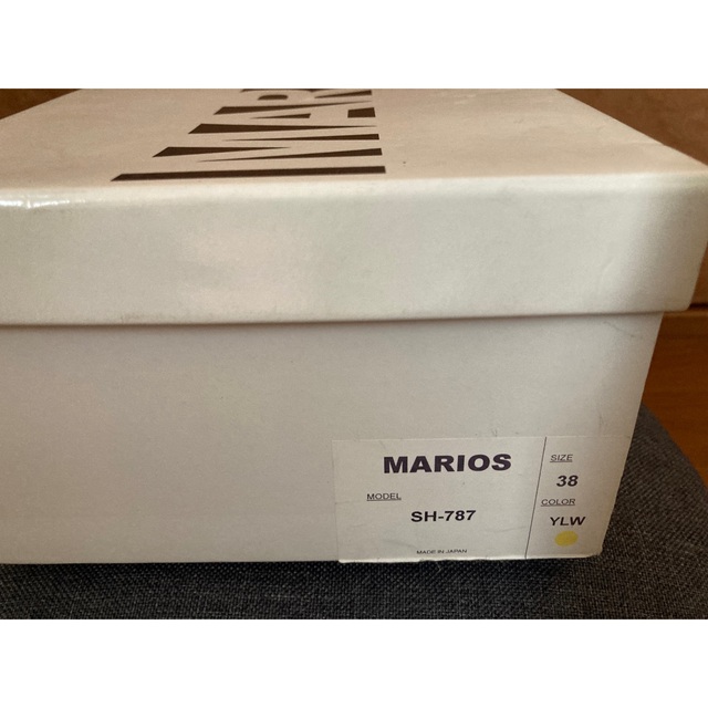 MARIOS マリオス スニーカー イエロー 38 新品未使用