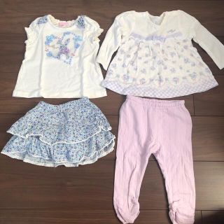 mezzo piano - mezzo piano メゾピアノ ベビー服セット 80サイズの通販