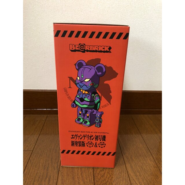 BE@RBRICK エヴァンゲリオン 初号機 新塗装版 100% & 400% 現品限り