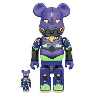 ベアブリック(BE@RBRICK)のBE@RBRICK エヴァンゲリオン 初号機 新塗装版 100％ & 400％(その他)