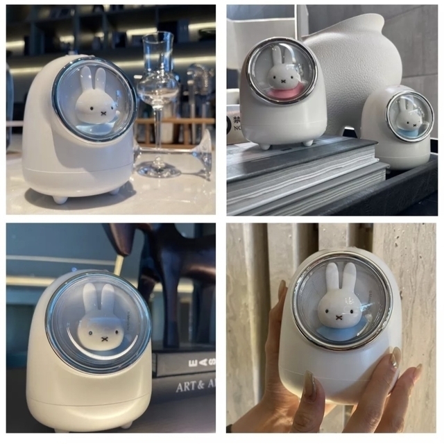 miffy　HUMIDIFIER 家庭用空気清浄機　加湿器　350ml　ブルー スマホ/家電/カメラの生活家電(加湿器/除湿機)の商品写真