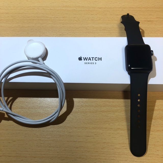 Apple Watch 3 38mm Space Gray GPSモデル - その他