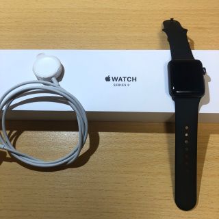 アップルウォッチ(Apple Watch)のApple Watch 3 38mm Space Gray GPSモデル(その他)