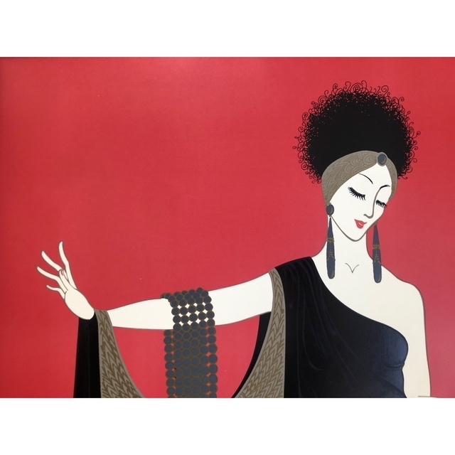 巨匠 エルテ erte グラマー 魅力 シルクスクリーン リトグラフ 絵画