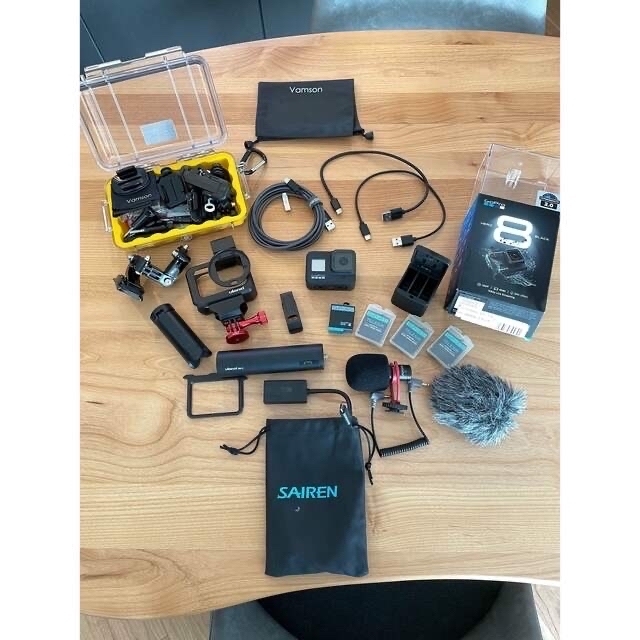 GoPro HERO 8 BLACK ゴープロ 本体 その他オプション多数 美品 憧れの