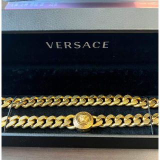 ヴェルサーチ(VERSACE)のVERSACE ヴェルサーチ チェーンネックレス メデューサ 喜平 ゴールド(ネックレス)