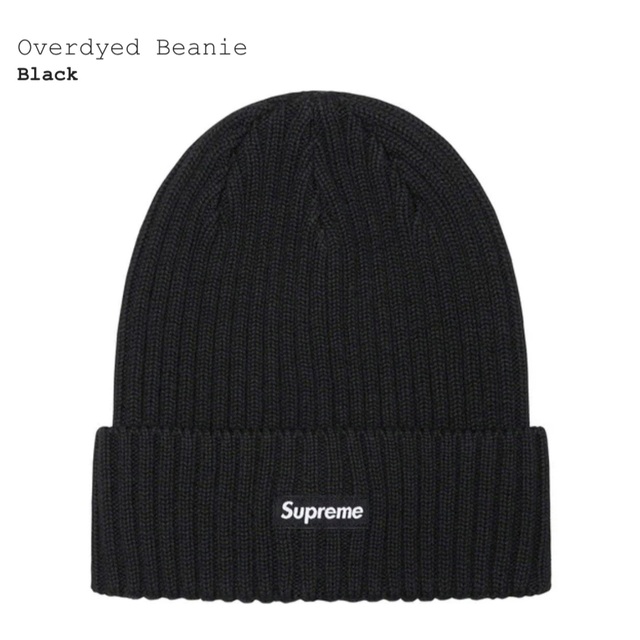 ボックスロゴSupreme Overdyed Beanie