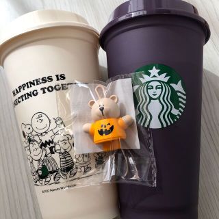 スターバックスコーヒー(Starbucks Coffee)のスターバックス★リユーザブルカップ　スヌーピー　ハロウィン★新品　２個セット(タンブラー)