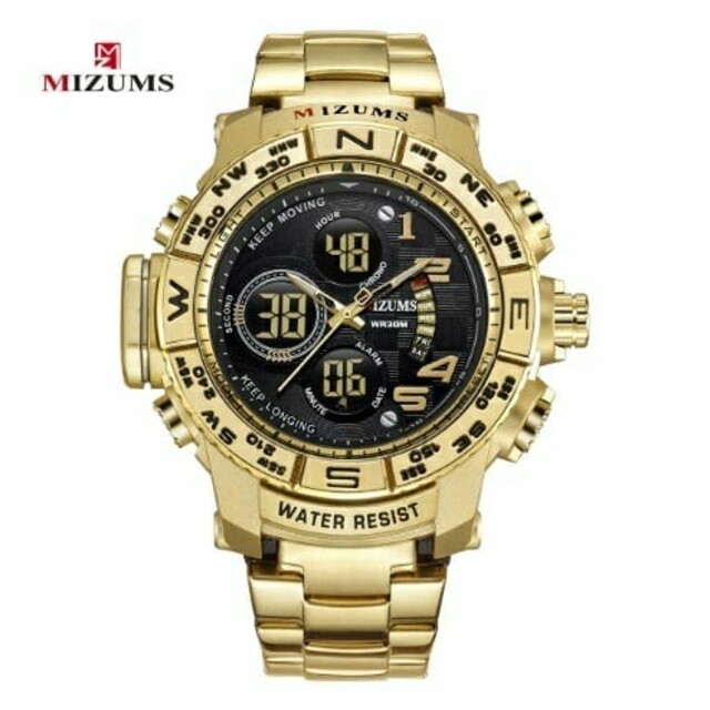 新品 送料無料 海外大人気MIZUMS 腕時計デジタル 多機能LED 1