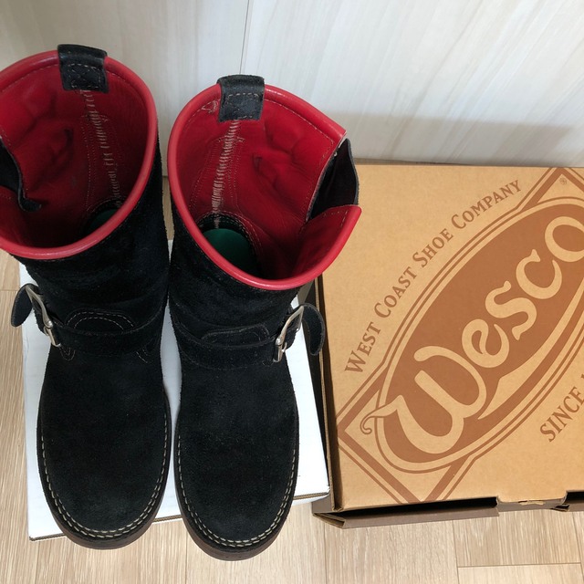 Wesco(ウエスコ)のWESCO  COSTOM BOSS 6 1/2 D ブラックスエード メンズの靴/シューズ(ブーツ)の商品写真