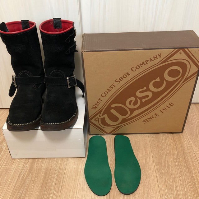 Wesco(ウエスコ)のWESCO  COSTOM BOSS 6 1/2 D ブラックスエード メンズの靴/シューズ(ブーツ)の商品写真