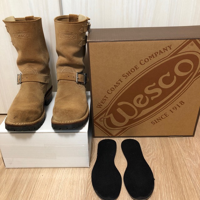 Wesco(ウエスコ)のWESCO COSTOM BOSS 6 1/2 D バーラップラフアウト メンズの靴/シューズ(ブーツ)の商品写真