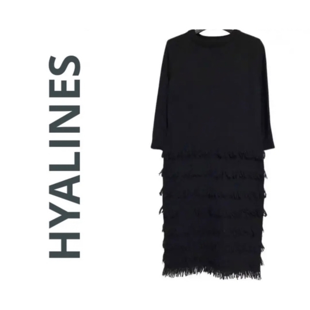 THE HYALINES ザハイアリン ワンピース 38(M位) 黒
