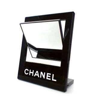 シャネル(CHANEL)のシャネル 卓上 ダブル ミラー ノベルティ ブラック(その他)